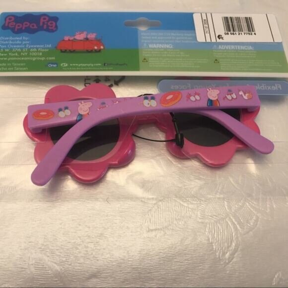 Peppa Pig Flower Sunglasses Pink Purple Kids - Picture 5 of 16